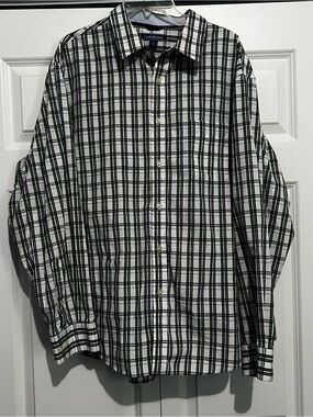 Croft & Barrow Plaid Button Down Shirt Size XXL